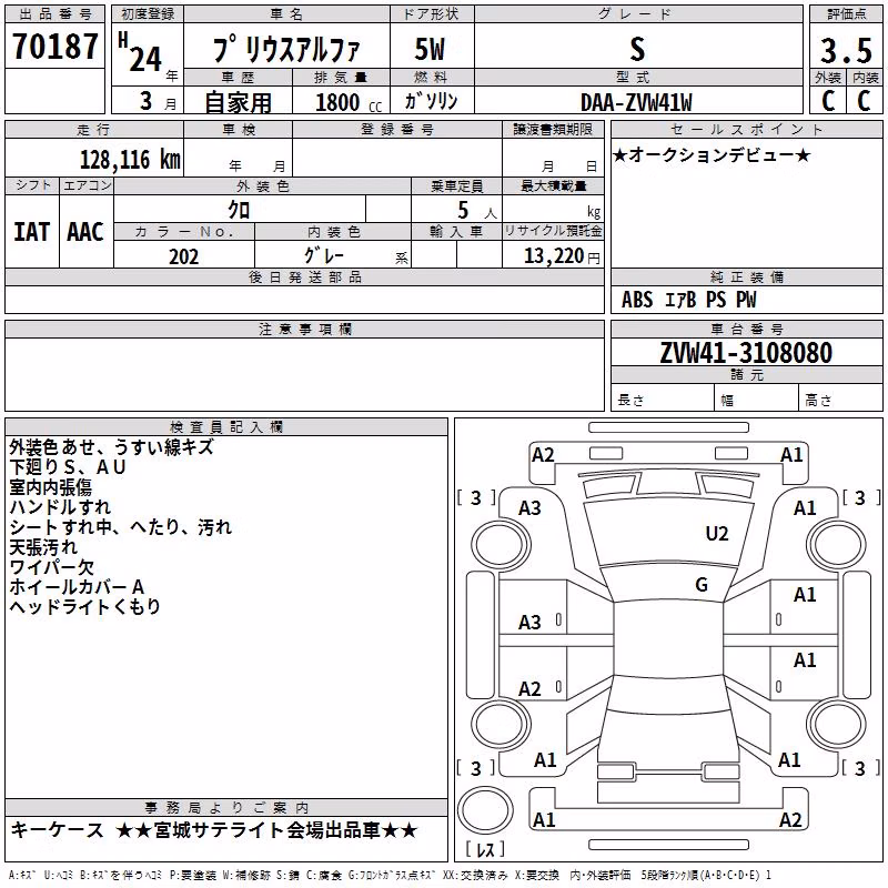 TOYOTA PRIUS ALPHA