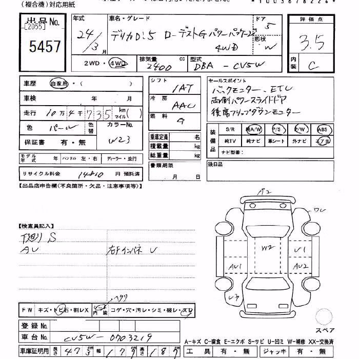 MITSUBISHI DELICA D:5