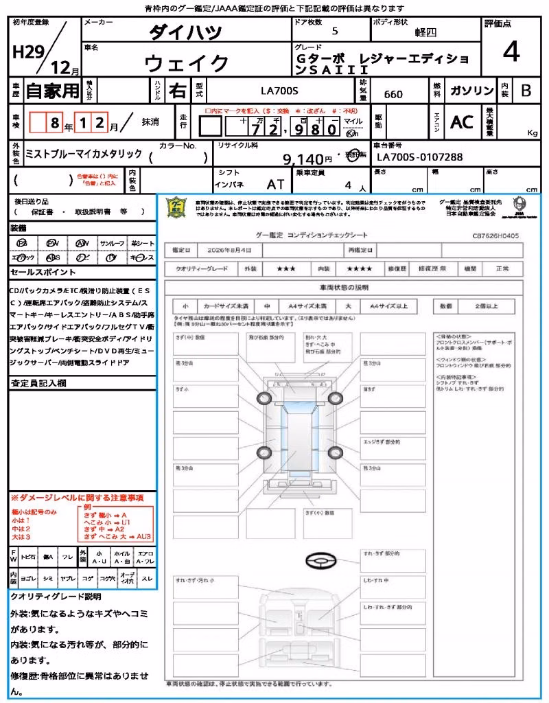 DAIHATSU WAKE