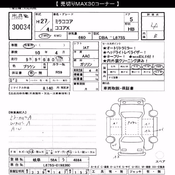 DAIHATSU MIRA COCOA