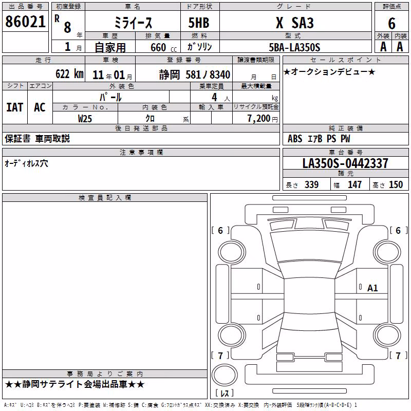 DAIHATSU MIRA E:S
