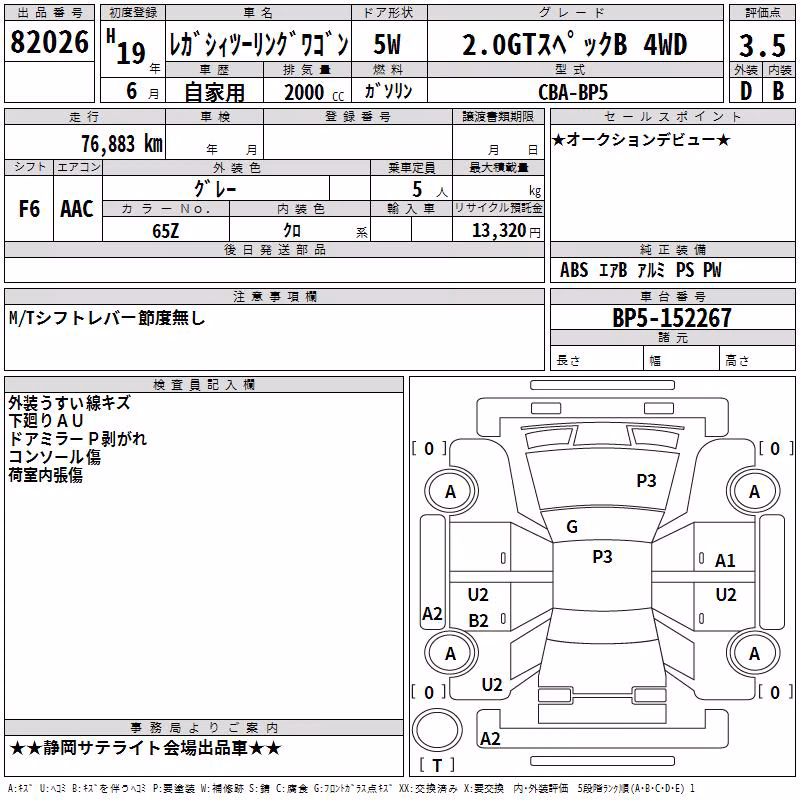 SUBARU LEGACY