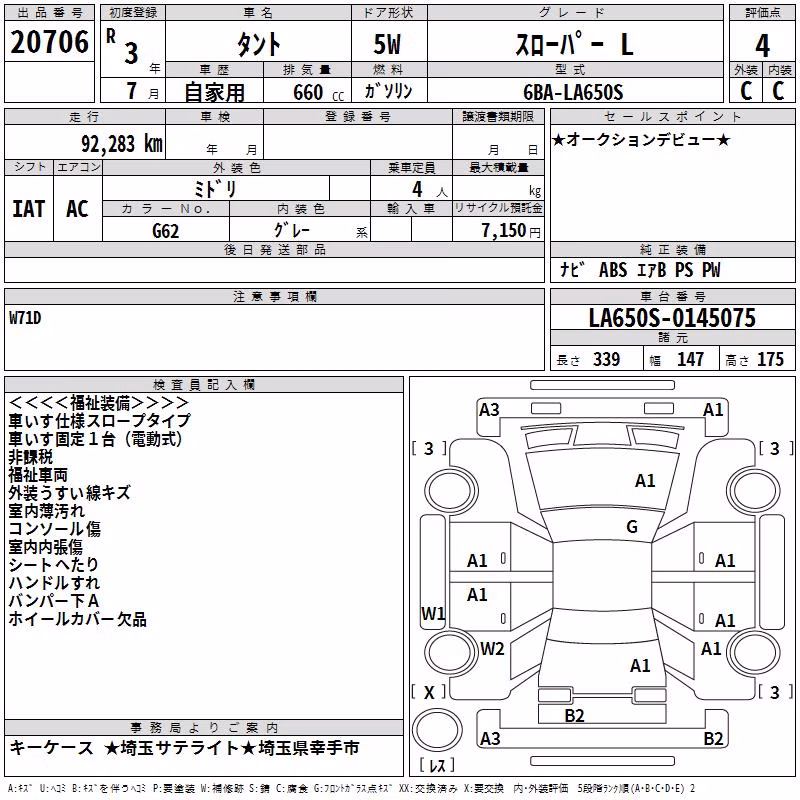 DAIHATSU TANTO
