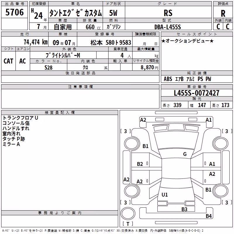 DAIHATSU TANTO EXE