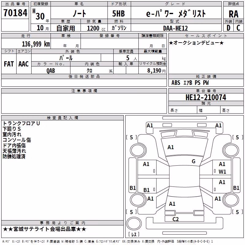 NISSAN NOTE
