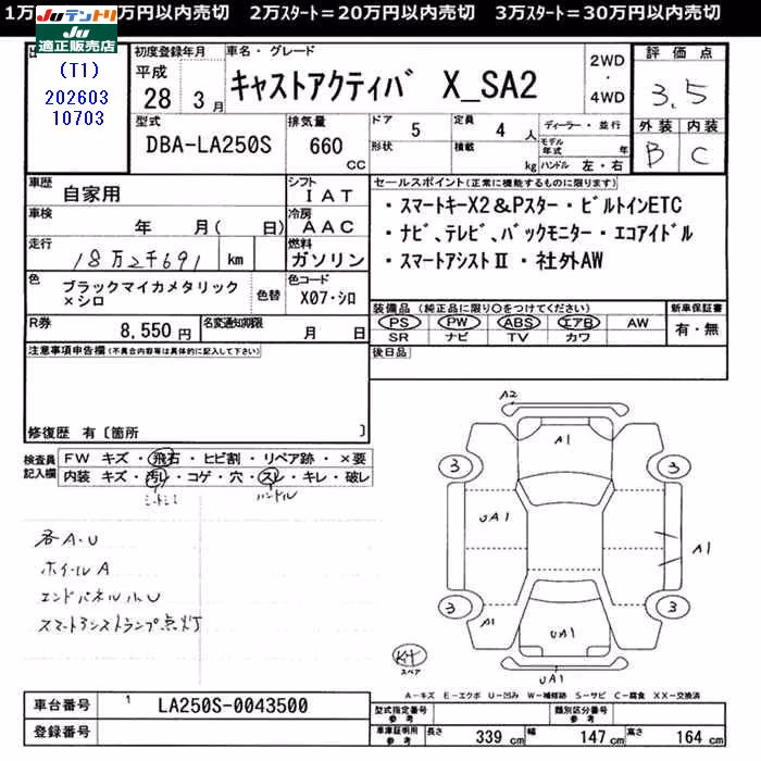 DAIHATSU CAST