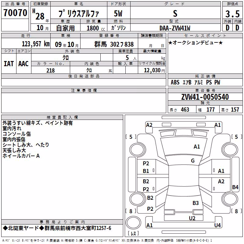 TOYOTA PRIUS ALPHA
