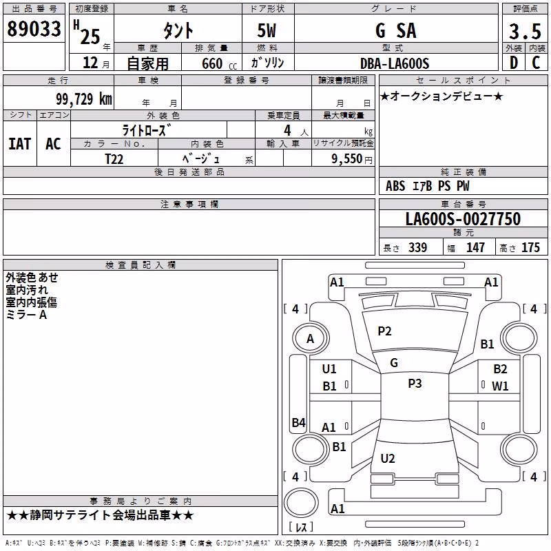 DAIHATSU TANTO