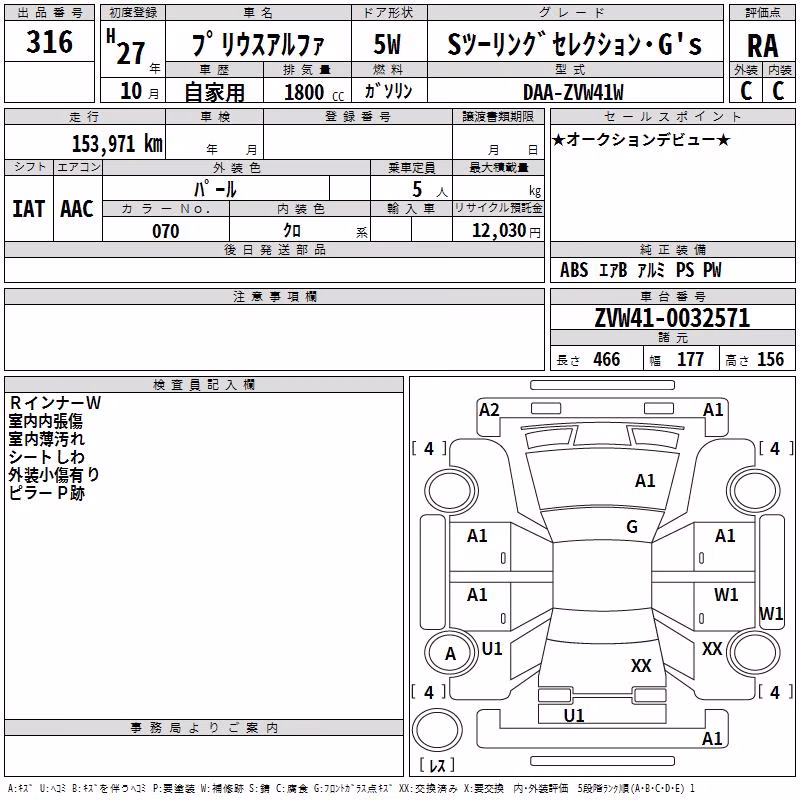 TOYOTA PRIUS ALPHA