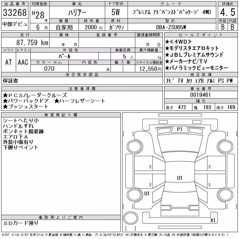 TOYOTA HARRIER