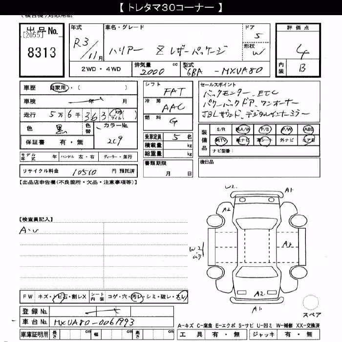 TOYOTA HARRIER