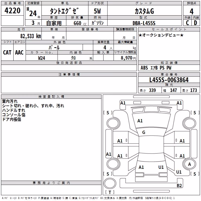 DAIHATSU TANTO EXE