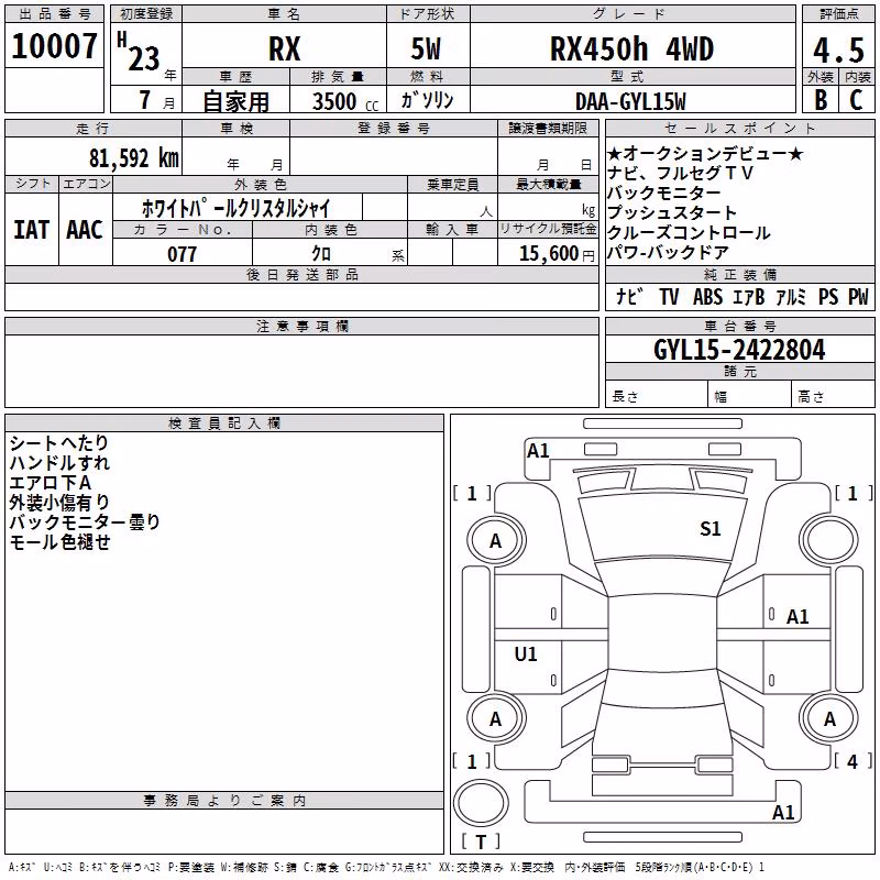 LEXUS RX450H