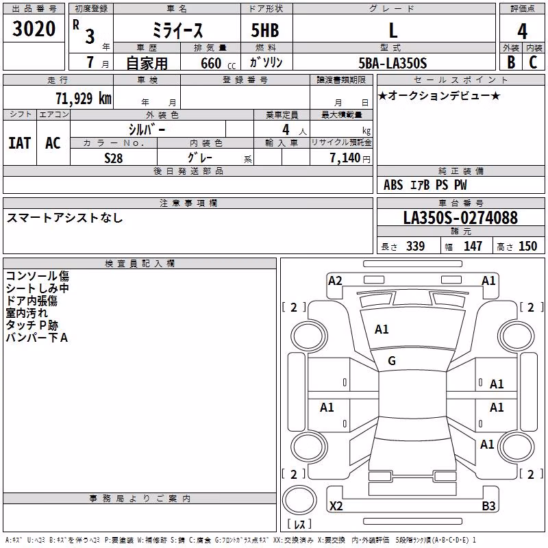 DAIHATSU MIRA E:S