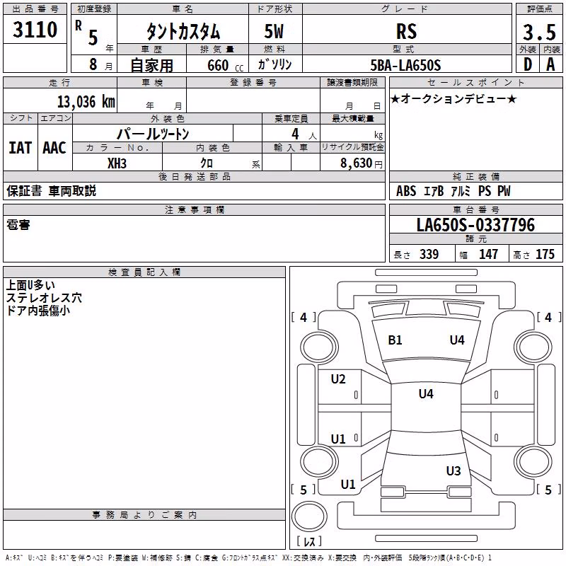 DAIHATSU TANTO