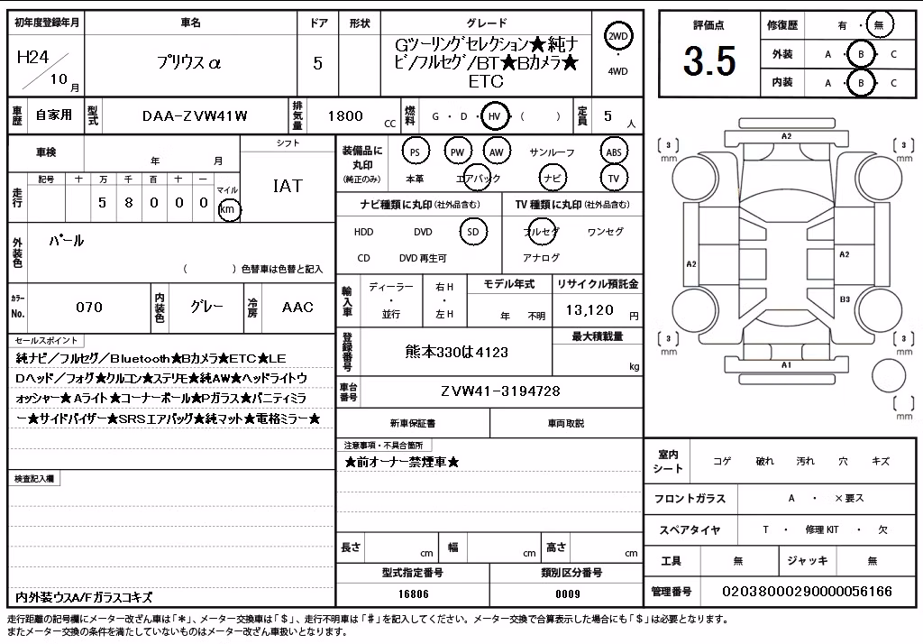 TOYOTA PRIUS ALPHA