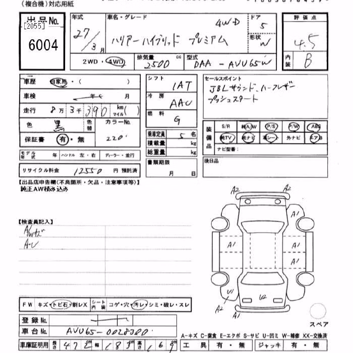 TOYOTA HARRIER