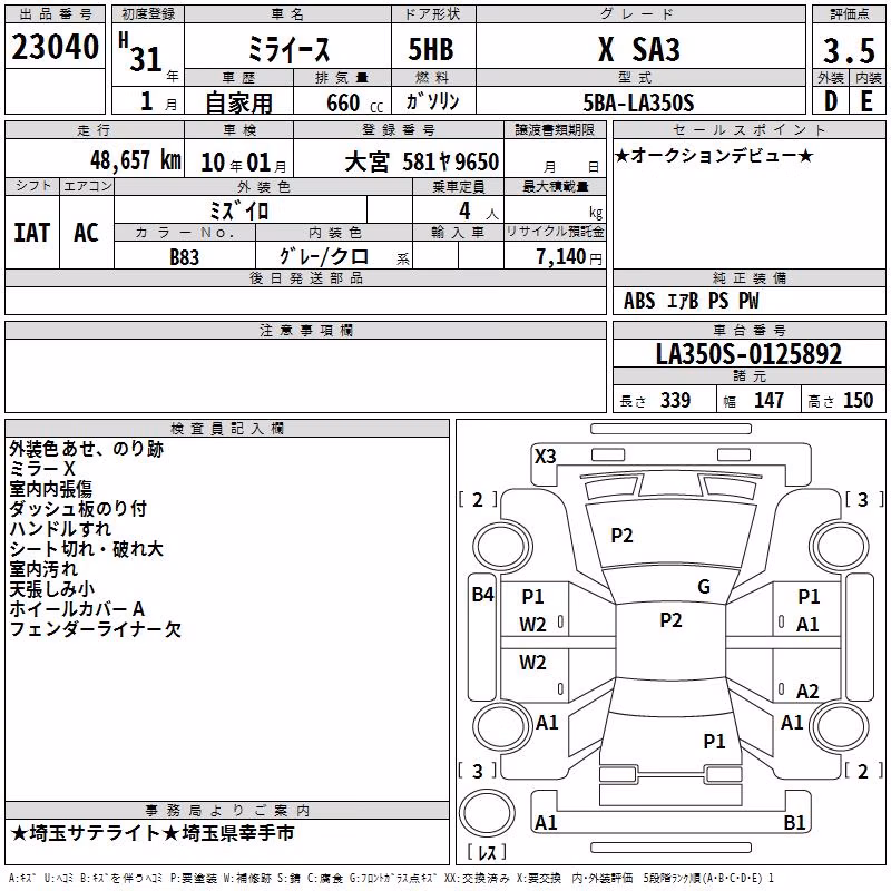 DAIHATSU MIRA E:S