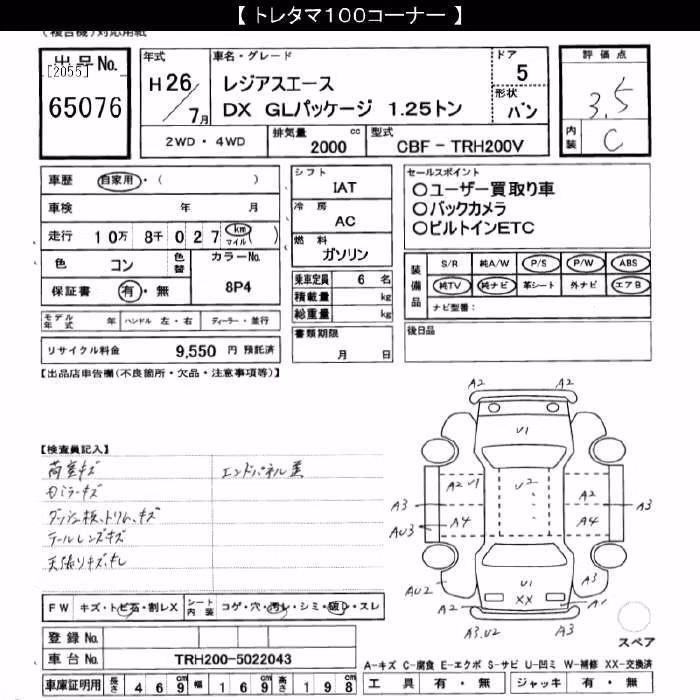 TOYOTA REGIUS ACE
