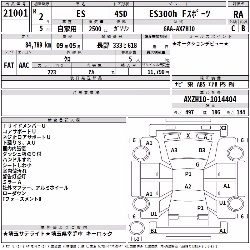 LEXUS ES300H