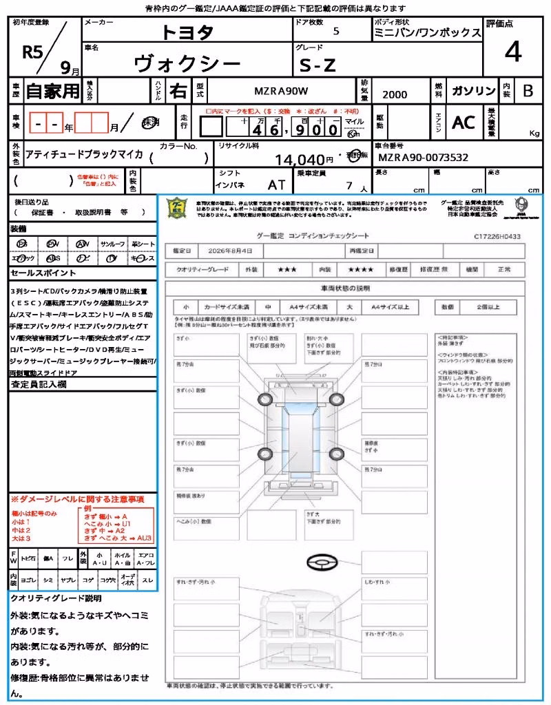 TOYOTA VOXY