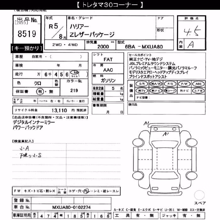 TOYOTA HARRIER
