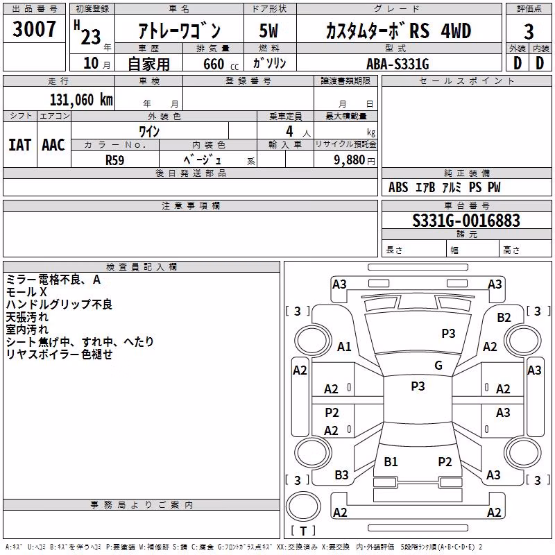 DAIHATSU ATRAI