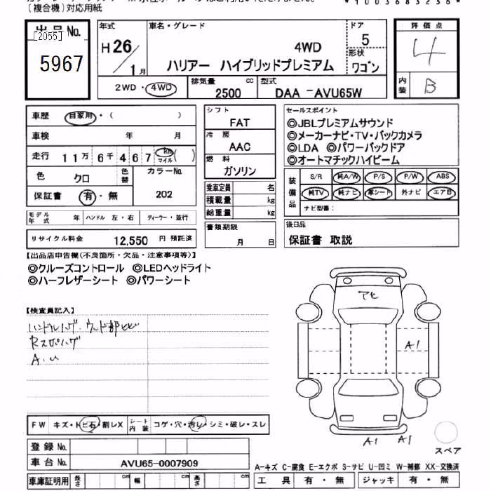 TOYOTA HARRIER