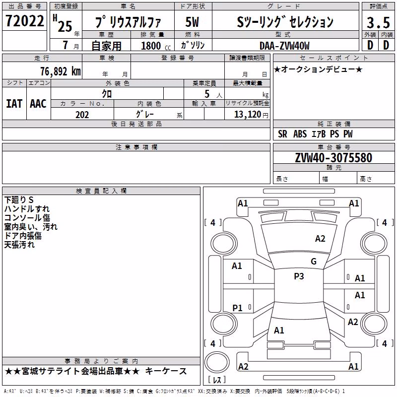 TOYOTA PRIUS ALPHA