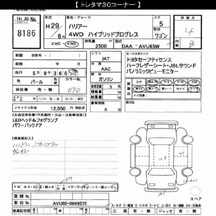 TOYOTA HARRIER