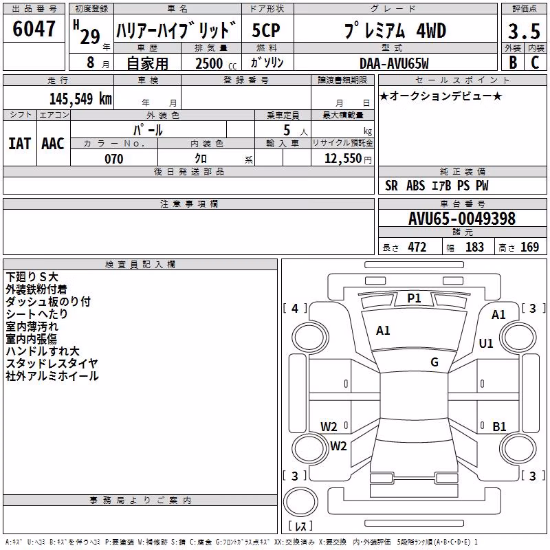TOYOTA HARRIER