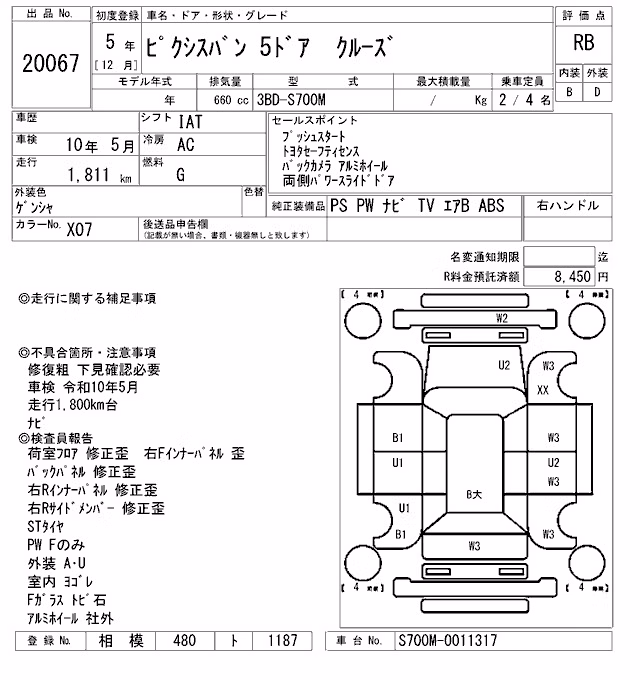 TOYOTA PIXIS VAN