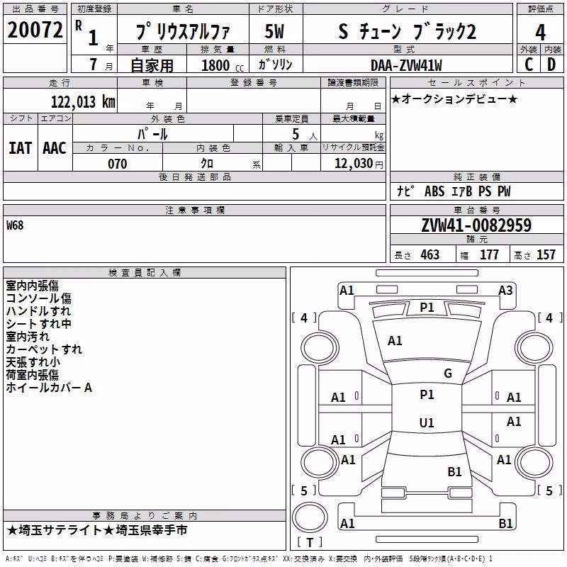 TOYOTA PRIUS ALPHA