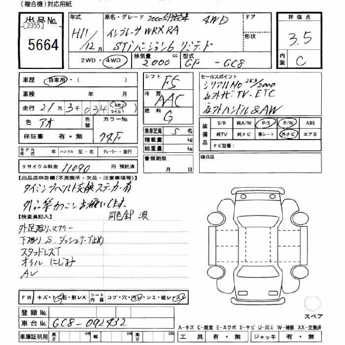 SUBARU IMPREZA
