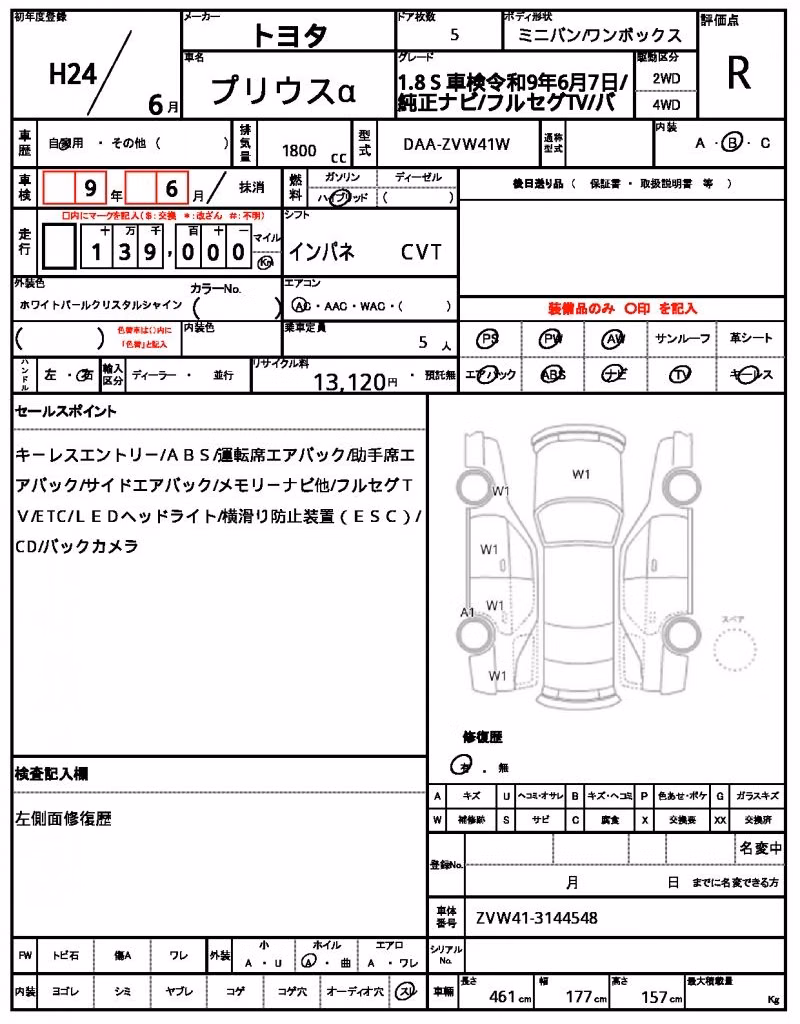 TOYOTA PRIUS ALPHA