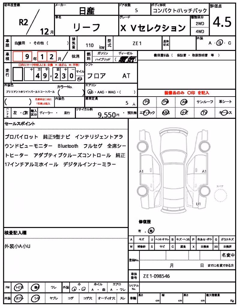 NISSAN LEAF