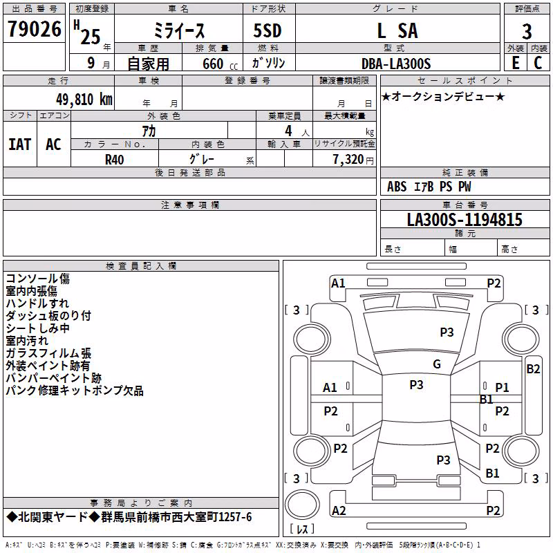 DAIHATSU MIRA E:S