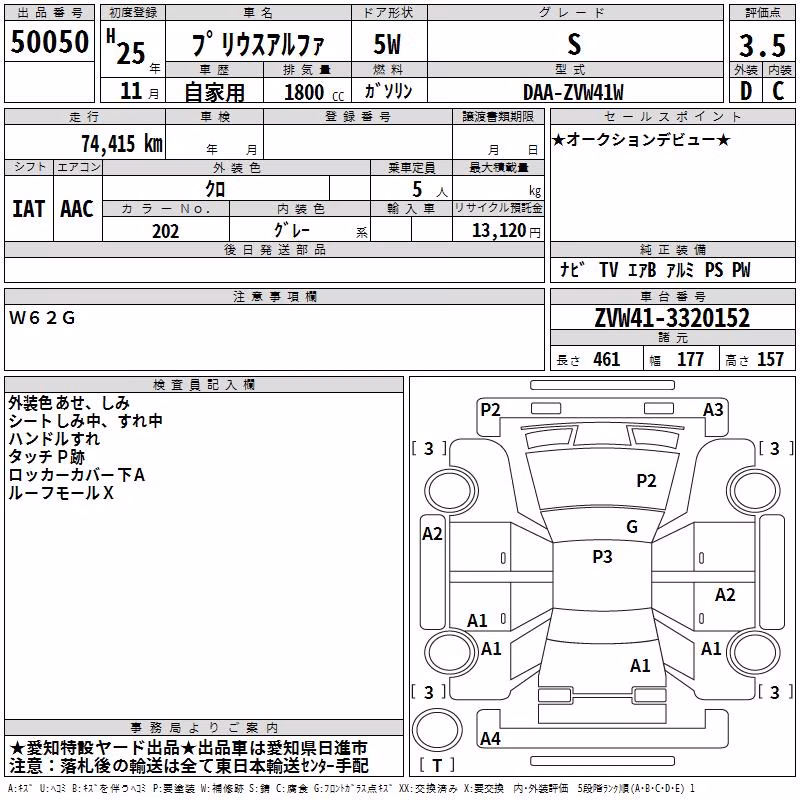 TOYOTA PRIUS ALPHA