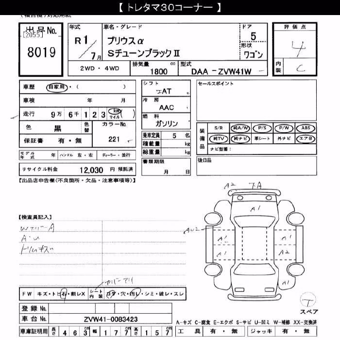 TOYOTA PRIUS ALPHA