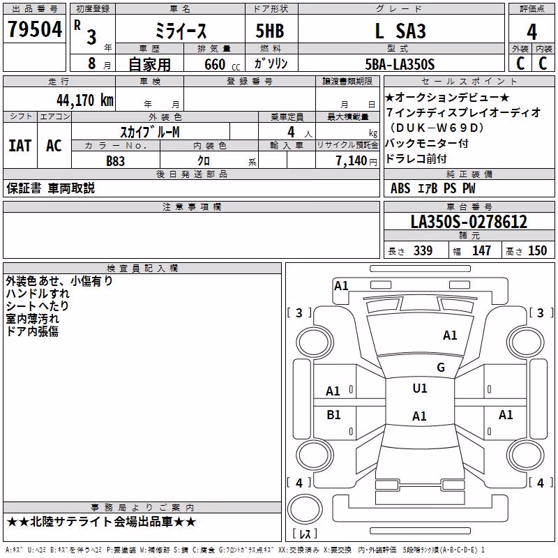 DAIHATSU MIRA E:S