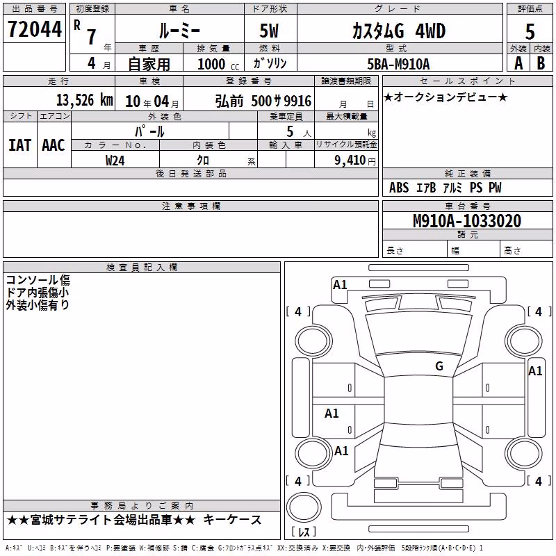 TOYOTA ROOMY
