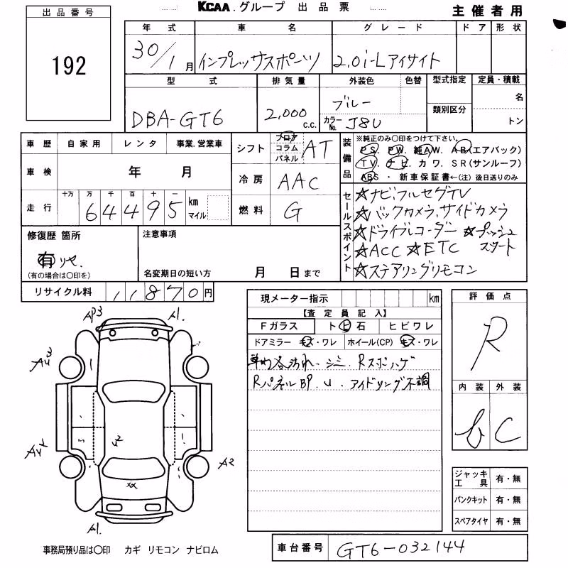 SUBARU IMPREZA