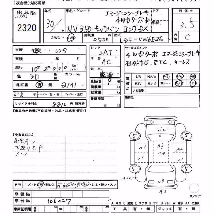 NISSAN NV350 CARAVAN