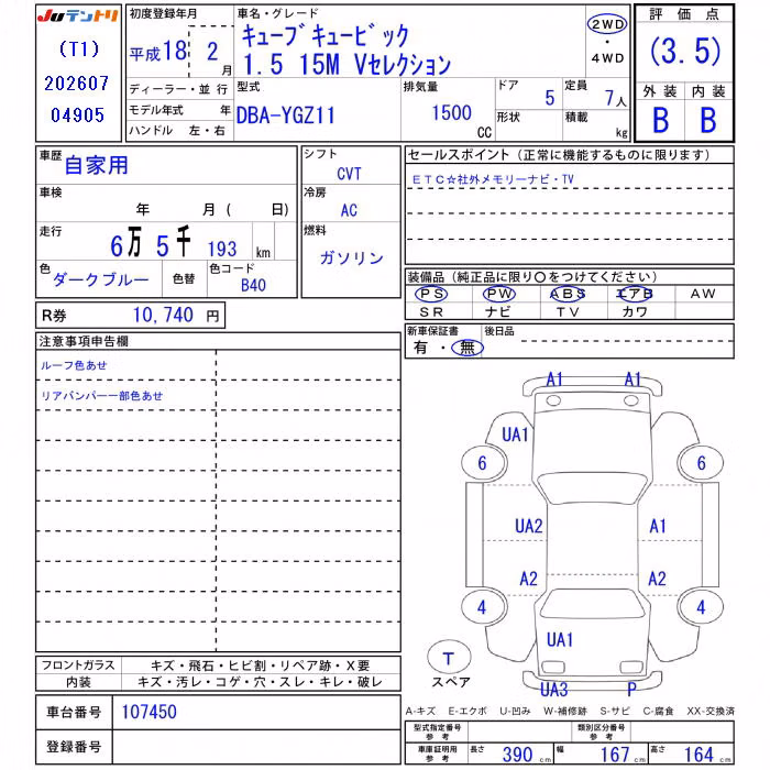 NISSAN CUBE CUBIC