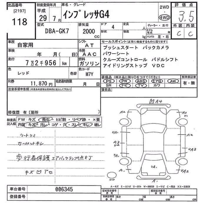 SUBARU IMPREZA