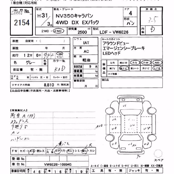NISSAN NV350 CARAVAN
