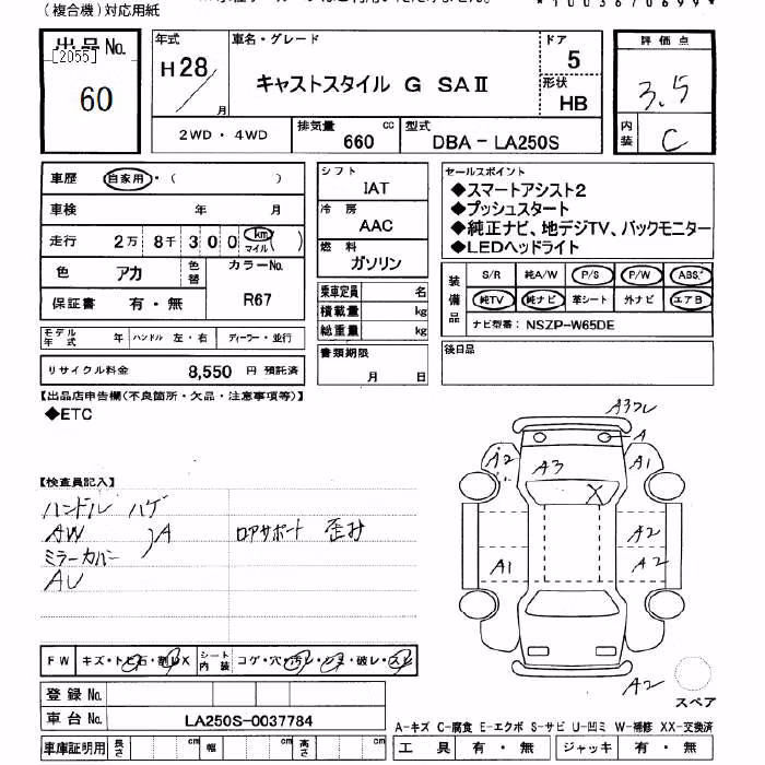 DAIHATSU CAST