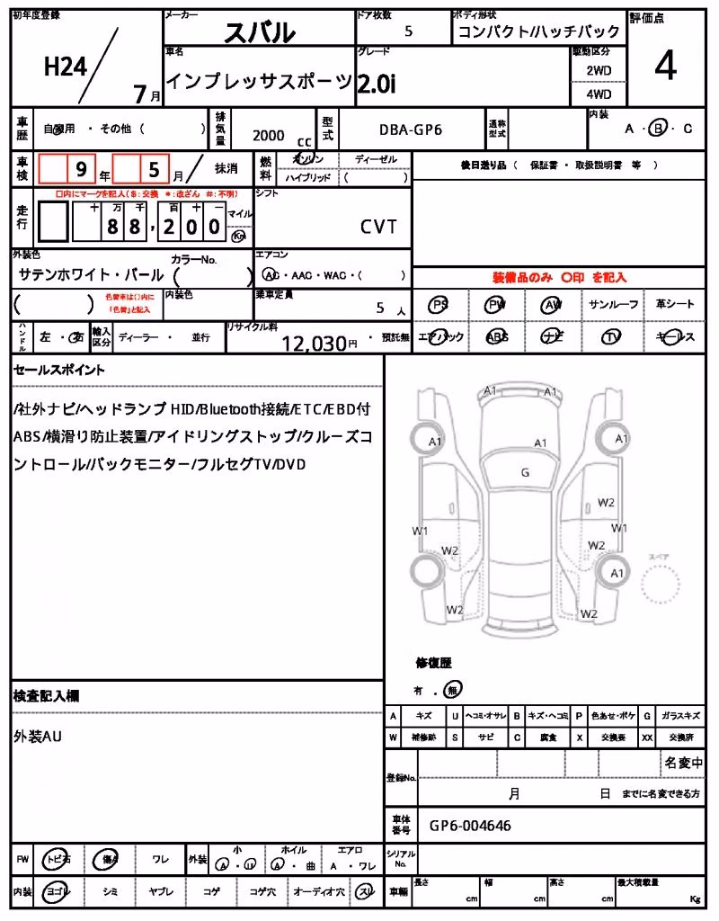 SUBARU IMPREZA
