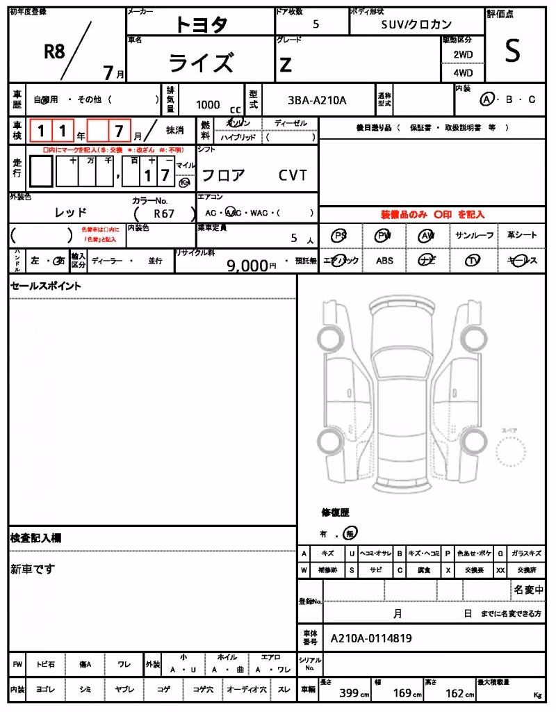 TOYOTA RAIZE