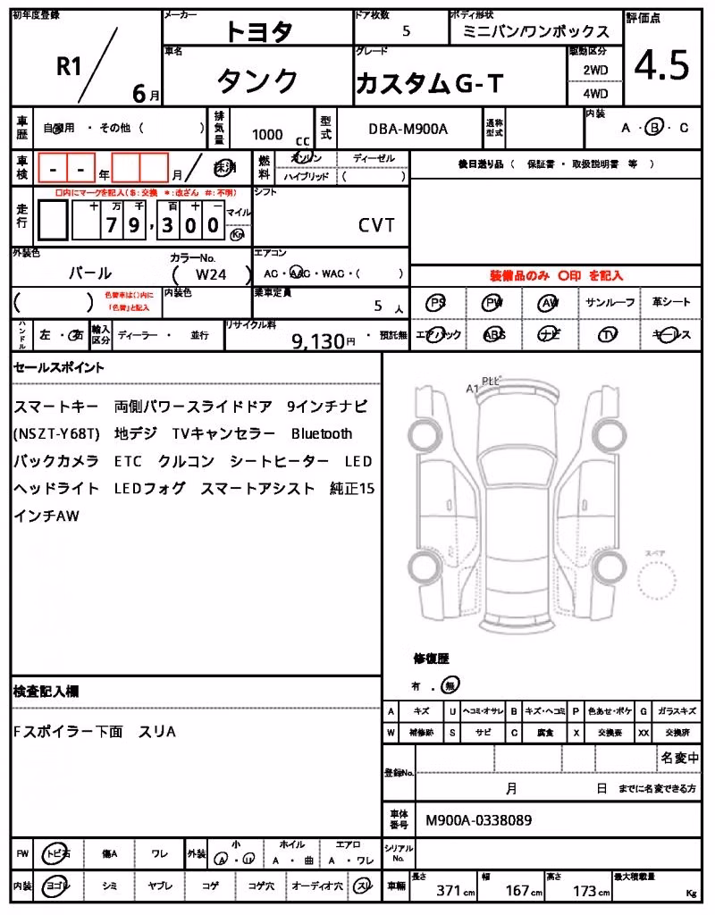 TOYOTA TANK